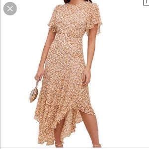 Astr The Label Flutter Sleeve Maxi Dress - NWT